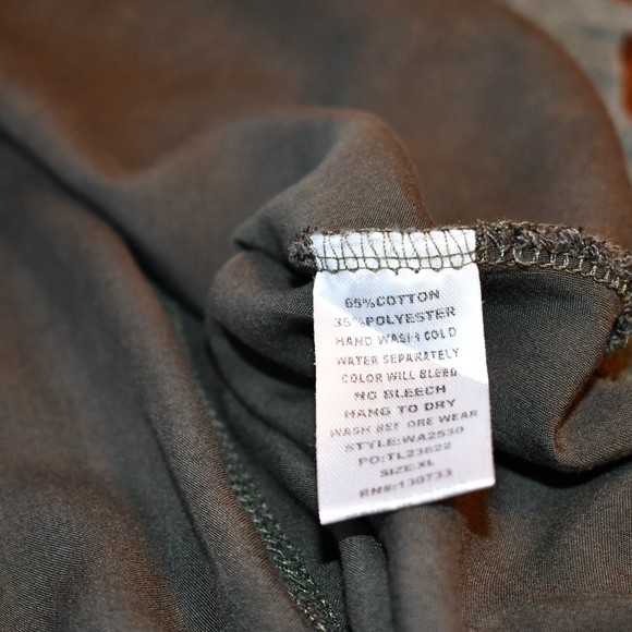 Umgee Olive Green Tunic Women's Size XL - Picture 5 of 5